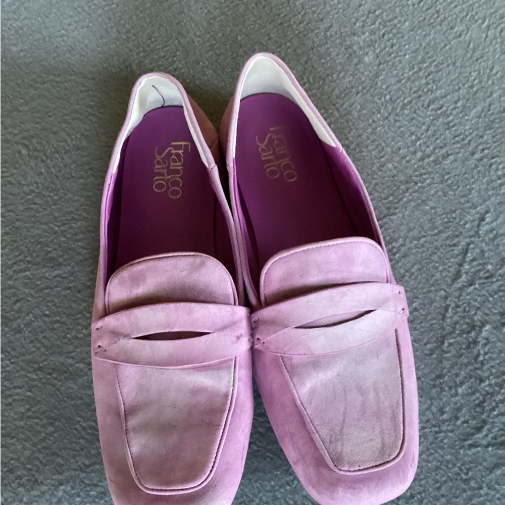 Franco Sarto Women's Zury Square Toe Leather Penny Loafers-SZ 8M
BT-1